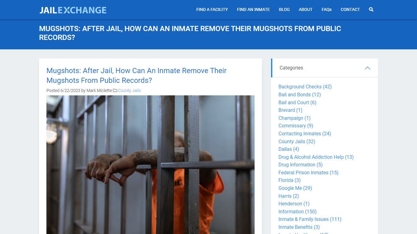 Mugshots: After Jail, How Can An Inmate Remove Their Mugshots From ...